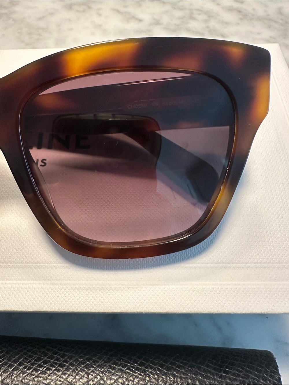 CELINE TRIOMPHE 09 SUNGLASSES IN ACETATE - Picture 7 of 12